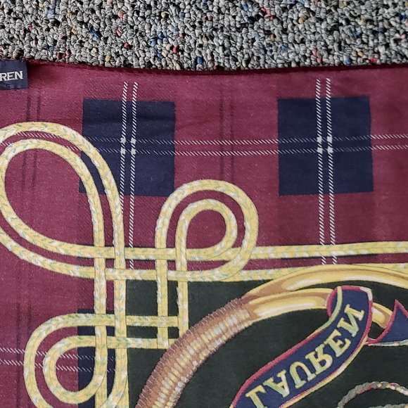 Vintage Ralph Lauren Black Label Equestrian Silk Scarf - Picture 4 of 4